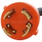 Ac Works Power Strip Cord, SOOW, L14-20R, L14-30P, 1.5 ft., Black L1430L1420-018 - alternate 2